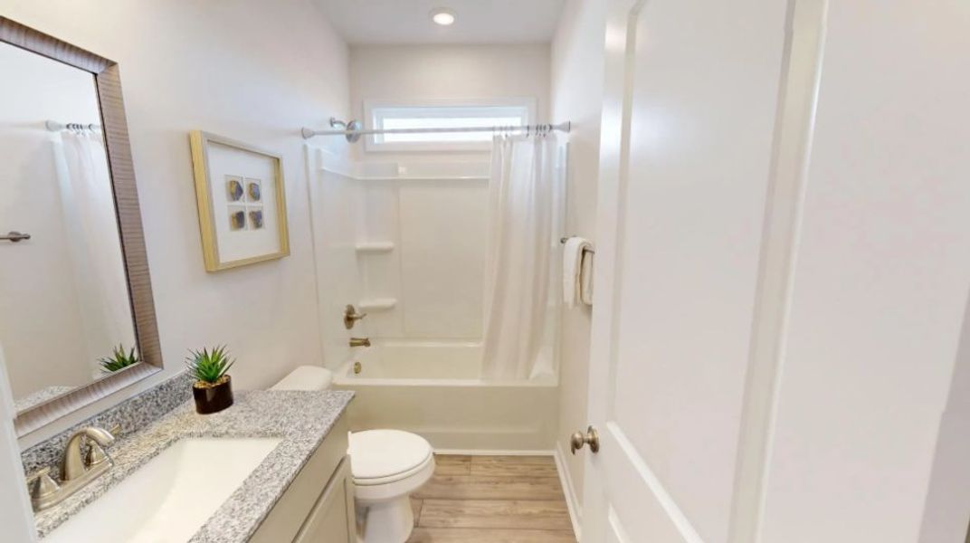 Furnished interior in a model home at Portrait Hills in Aiken (Image 16).