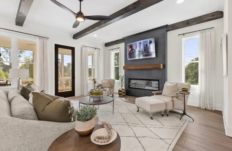 Furnished interior in a model home at Archerfield in Smyrna (Image 9).