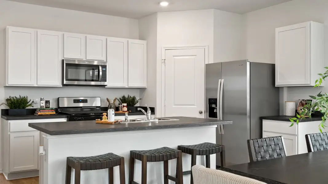 Furnished interior in a model home at Valverde in Bastrop (Image 5). Furnished interior in a model home at Valverde in Bastrop (Image 5).