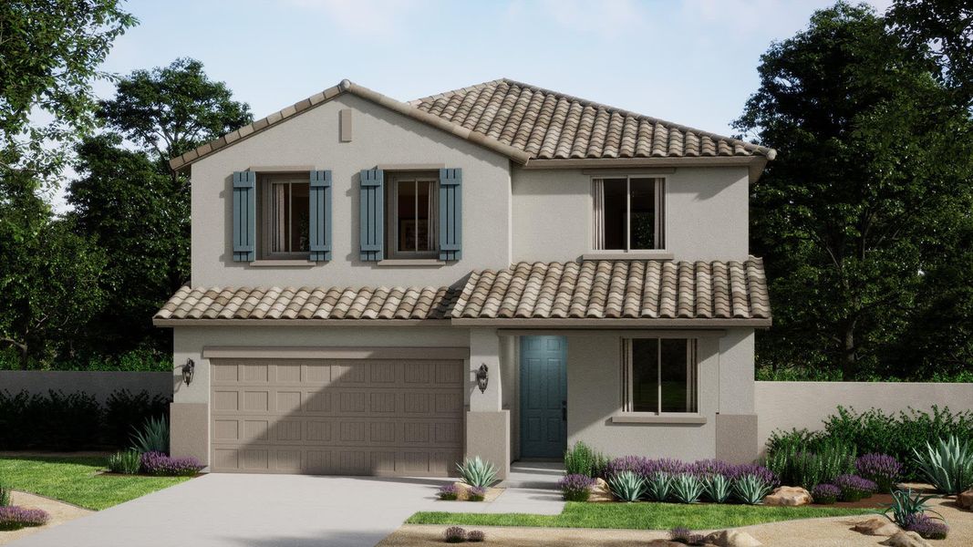 Spanish Elevation | Grand | Wildera – Canyon Series | New Homes in San Tan Valley, AZ | Landsea Homes