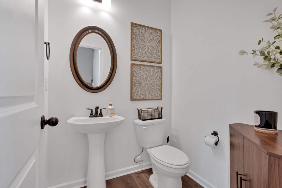 Furnished interior in a model home at Maple Village in Adairsville (Image 15).