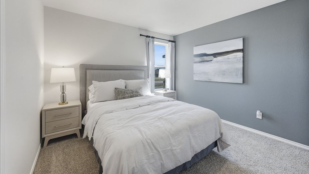 Furnished interior in a model home at Arbor Trails South in Princeton (Image 51).