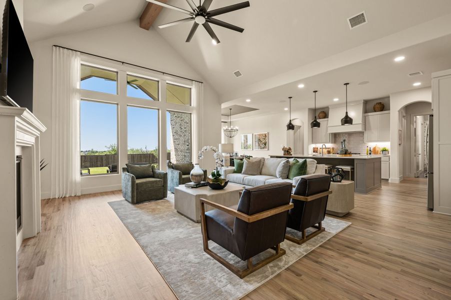 Furnished interior in a model home at NorthGlen in Haslet (Image 9). Furnished interior in a model home at NorthGlen in Haslet (Image 9).