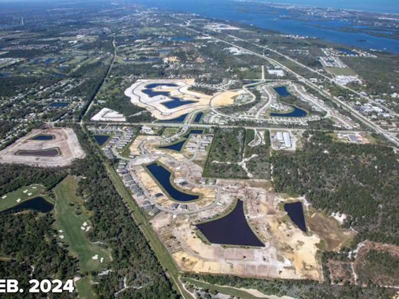 Site preparation and early development at High Pointe in Vero Beach, FL (Image 101).