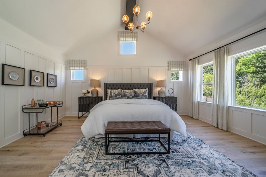 Furnished interior in a model home at Meadow Brook Farms in Cumming (Image 4).
