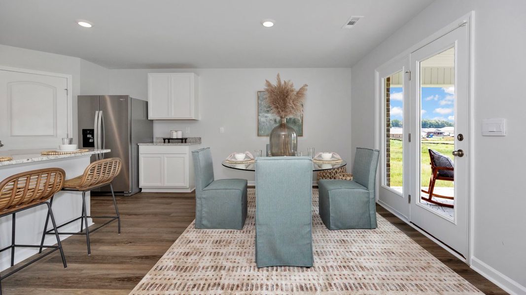 Furnished interior in a model home at Bailey Park in Fayetteville (Image 22).