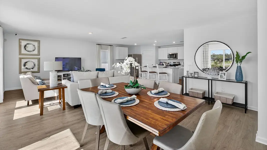 Furnished interior in a model home at Palm Coast Homesites in Palm Coast (Image 6).
