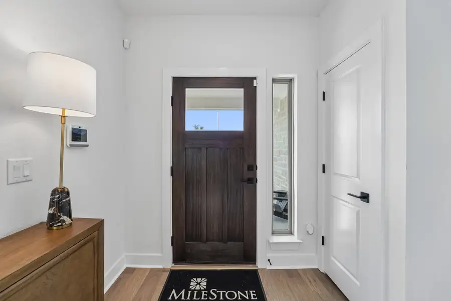 Furnished interior in a model home at Saddle Ridge at Wildhorse Ranch in Manor (Image 5).