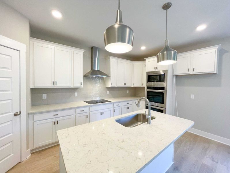 Furnished interior in a model home at Westfield Manor Homes in Gallatin (Image 7).
