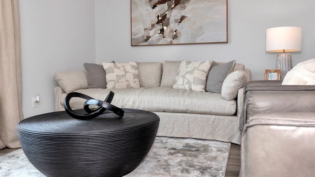 Furnished interior in a model home at Bailey Park in Fayetteville (Image 28).