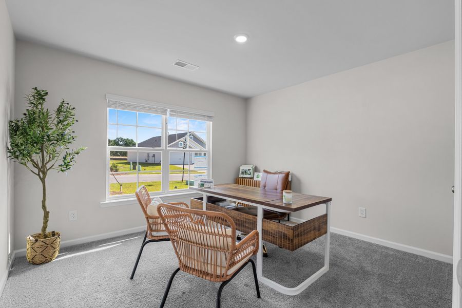 Furnished interior in a model home at Reserve at Mill Creek in Columbia (Image 16).