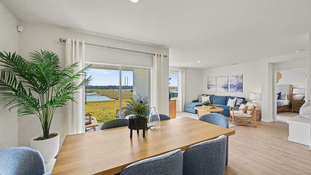 Furnished interior in a model home at Venetian Grove in Vero Beach (Image 9). Furnished interior in a model home at Venetian Grove in Vero Beach (Image 9).