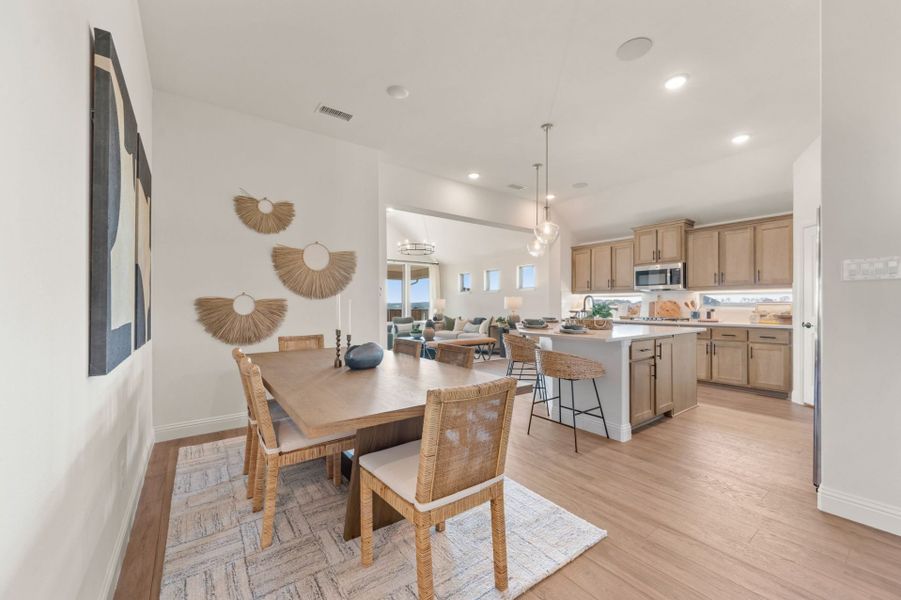 Furnished interior in a model home at Clearview Ranch in Royse City (Image 15).