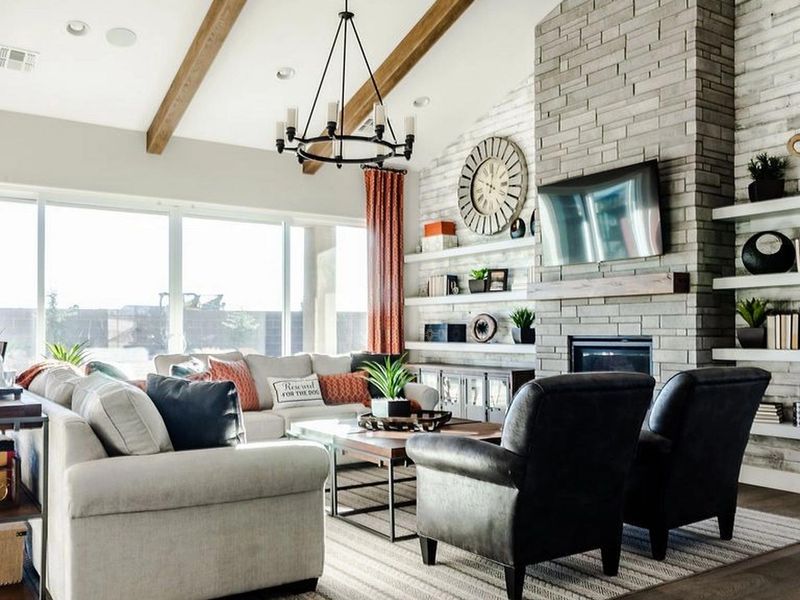 Furnished interior in a model home at Westwood in Prescott (Image 4).