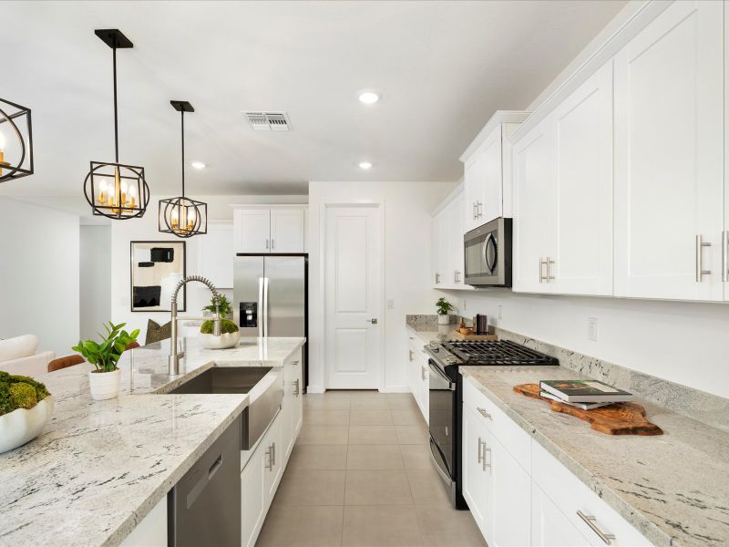 Kitchen in Bailey Floorplan at Bella Vista Trails