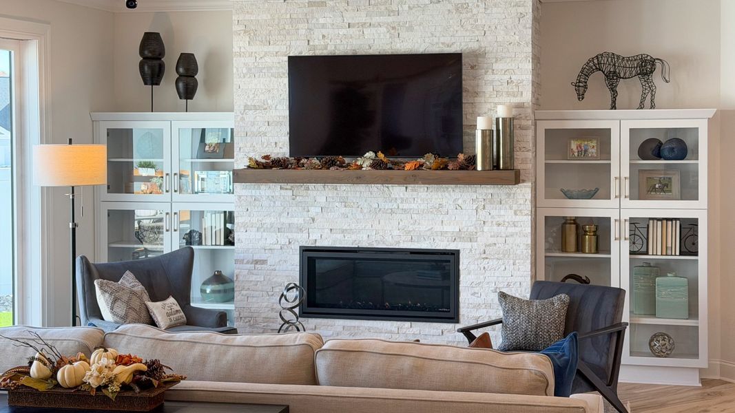 Furnished interior in a model home at The Courtyards on Robinson Church in Harrisburg (Image 8).