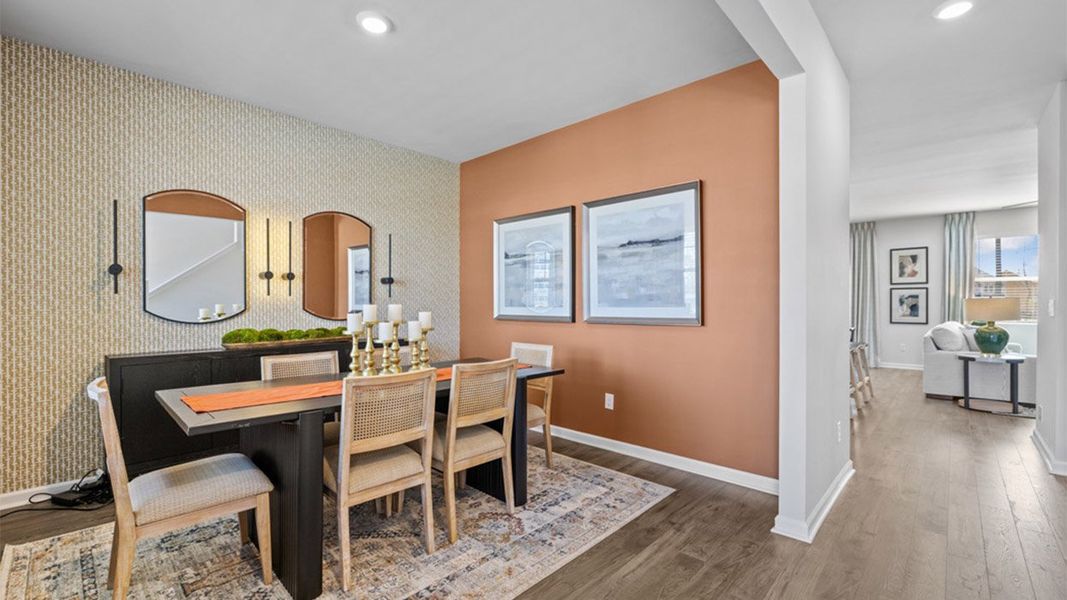 Furnished interior in a model home at Southwind Village in Evans (Image 24). Furnished interior in a model home at Southwind Village in Evans (Image 24).