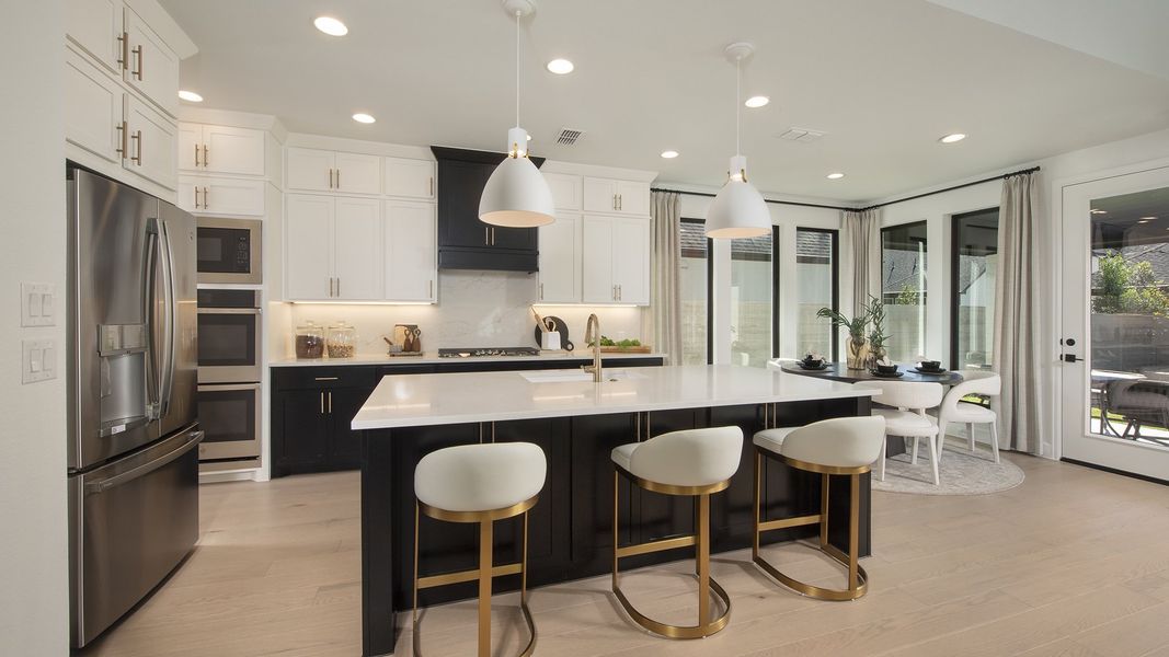 Furnished interior in a model home at Two Step Farm 60' in Montgomery (Image 7).