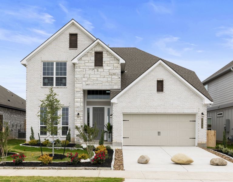 Front exterior of a home in the Southern Pointe community, located in College Station, TX (Image 4).
