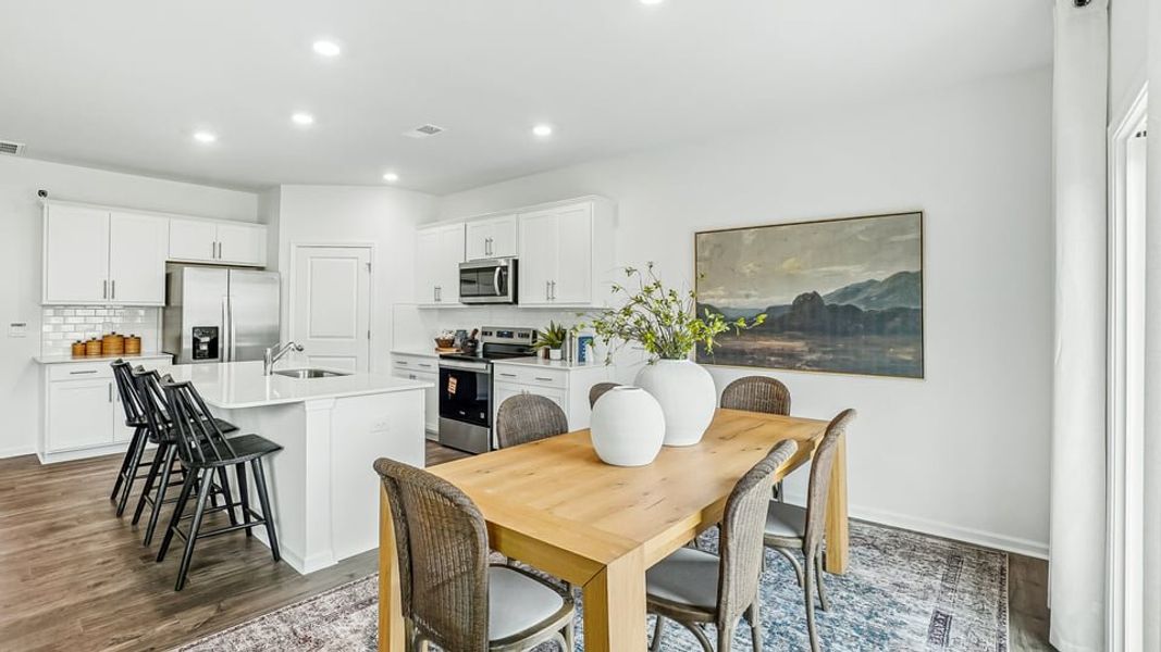Furnished interior in a model home at Martin Farms in Aberdeen (Image 8).