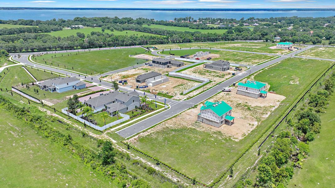 Bird's-eye view of the Community | Eagletail Landings in Leesburg, FL by Landsea Homes