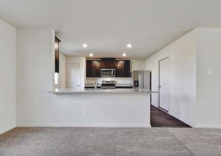 Furnished interior in a model home at Savannah Place in San Antonio (Image 7). Furnished interior in a model home at Savannah Place in San Antonio (Image 7).