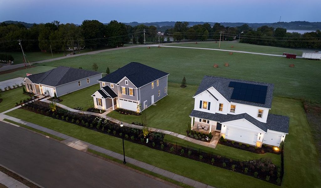 Front exterior of a home in the The Ridge at Carter's Station community, located in Columbia, TN (Image 3).