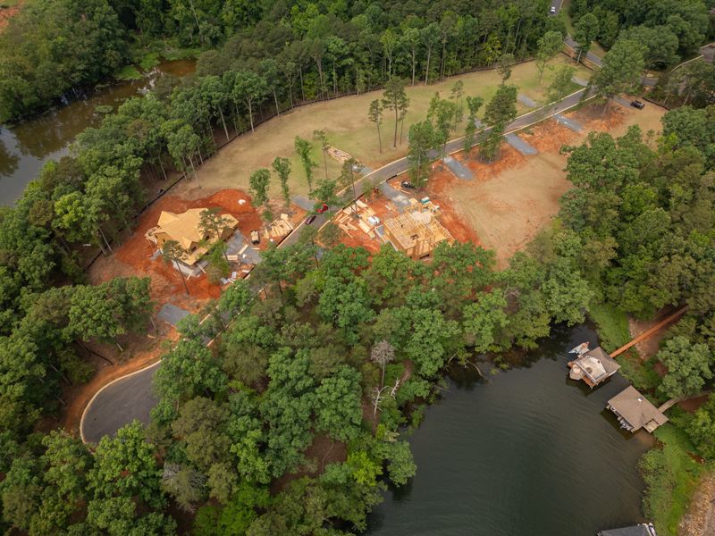 Homes under construction in the Edgewater on Lake Tillery community in Norwood, NC (Image 37).