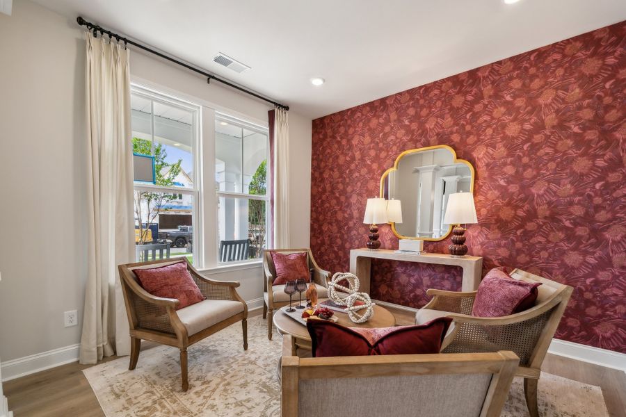 Furnished interior in a model home at Tramore in Harrisburg (Image 16).