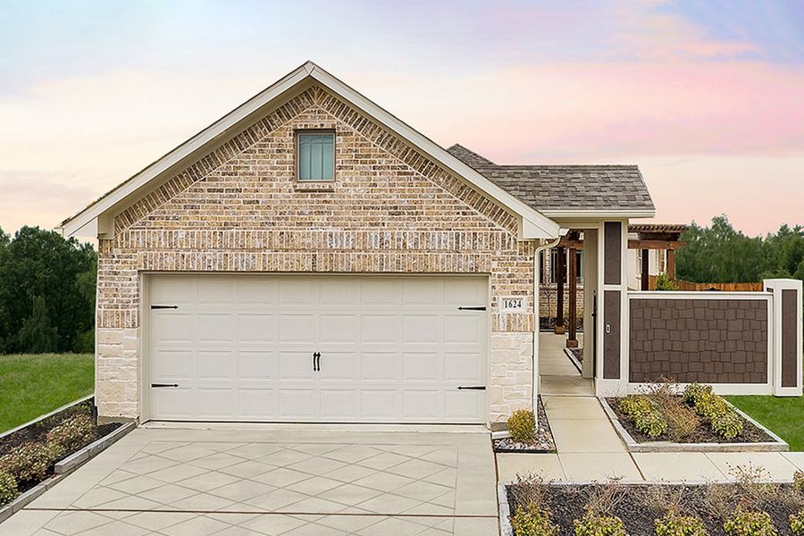 Front exterior of a home in the Keeneland community, located in Aubrey, TX (Image 4). Front exterior of a home in the Keeneland community, located in Aubrey, TX (Image 4).