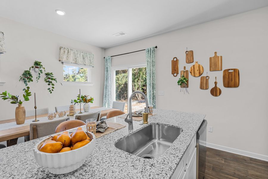 Furnished interior in a model home at Faith Hill in West Columbia (Image 13).