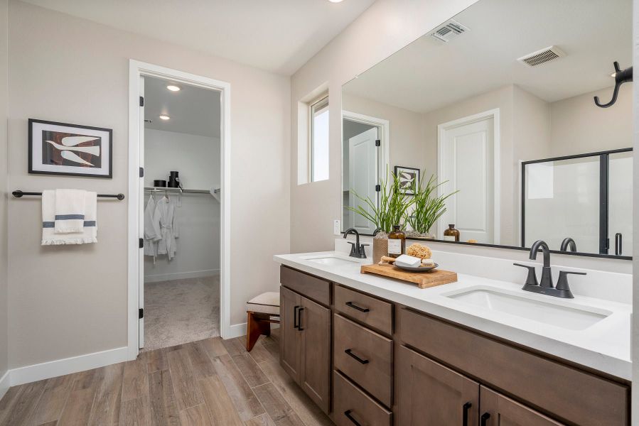 Furnished interior in a model home at Skyline Village in San Tan Valley (Image 9). Furnished interior in a model home at Skyline Village in San Tan Valley (Image 9).