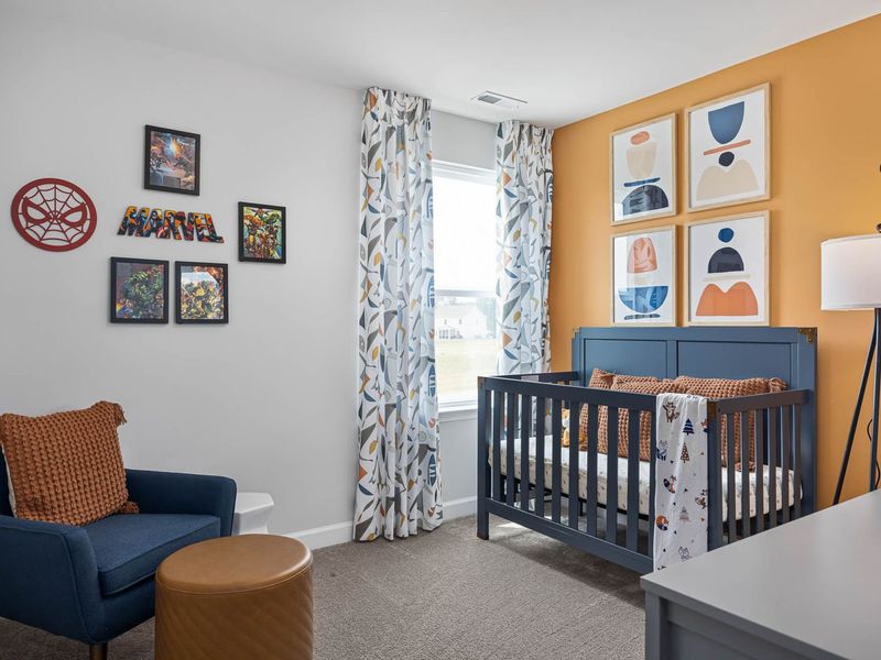 Furnished interior in a model home at Gregory Village in Lillington (Image 48). Furnished interior in a model home at Gregory Village in Lillington (Image 48).