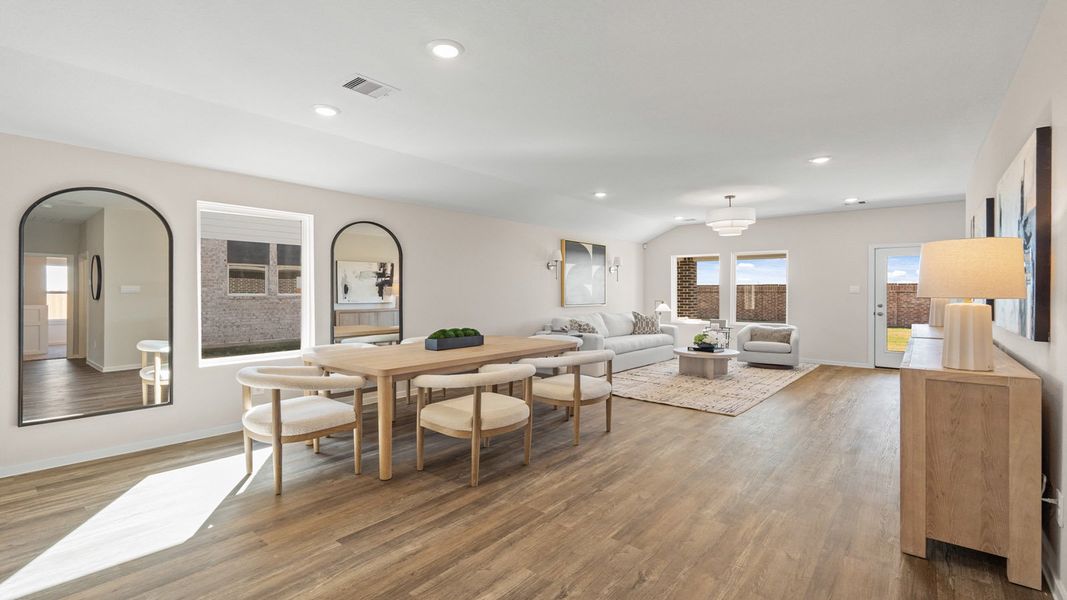 Furnished interior in a model home at Sunterra Lakes in Brookshire (Image 10).