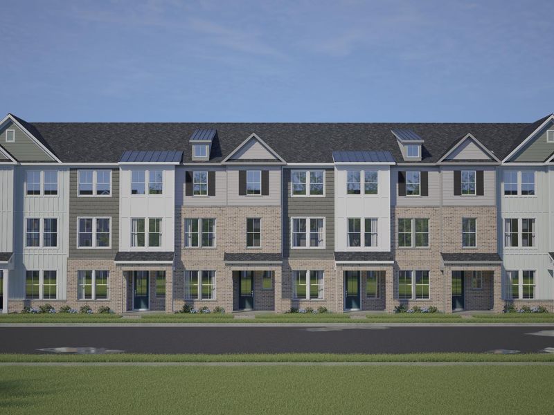 Image 6 of the Forestville Yard Townhomes community in Knightdale, NC. Image 6 of the Forestville Yard Townhomes community in Knightdale, NC.