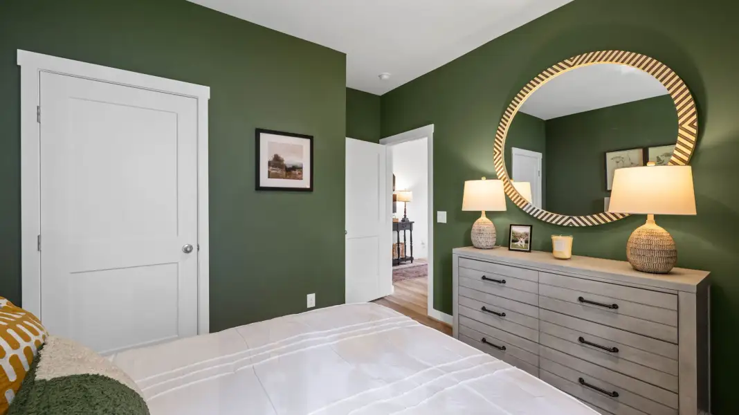 Furnished interior in a model home at The Hideaway at Edgestone in Ooltewah (Image 7).