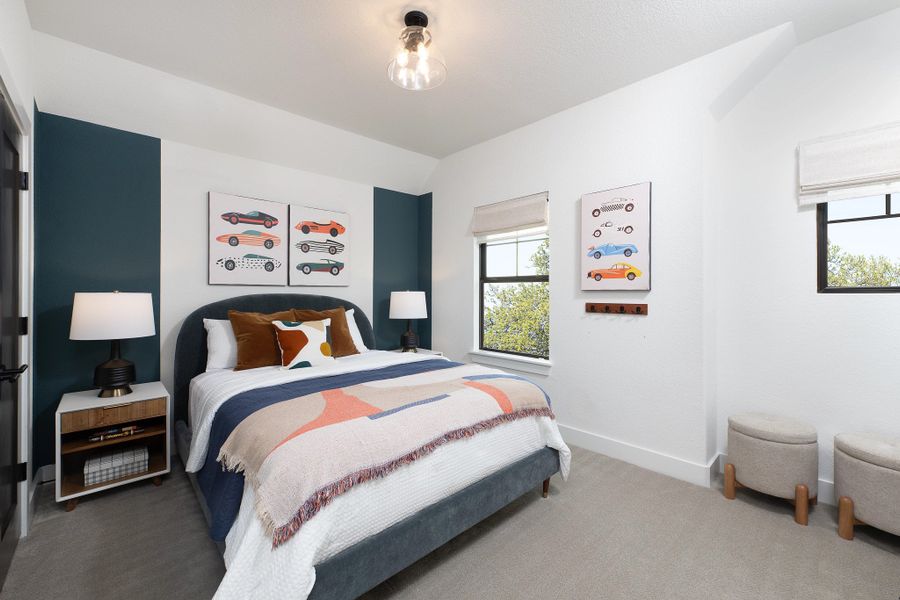 Furnished interior in a model home at Austin Point in Richmond (Image 13). Furnished interior in a model home at Austin Point in Richmond (Image 13).