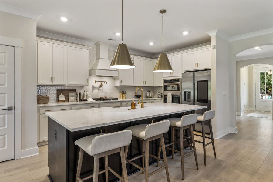 Furnished interior in a model home at South Park in Piedmont (Image 6).