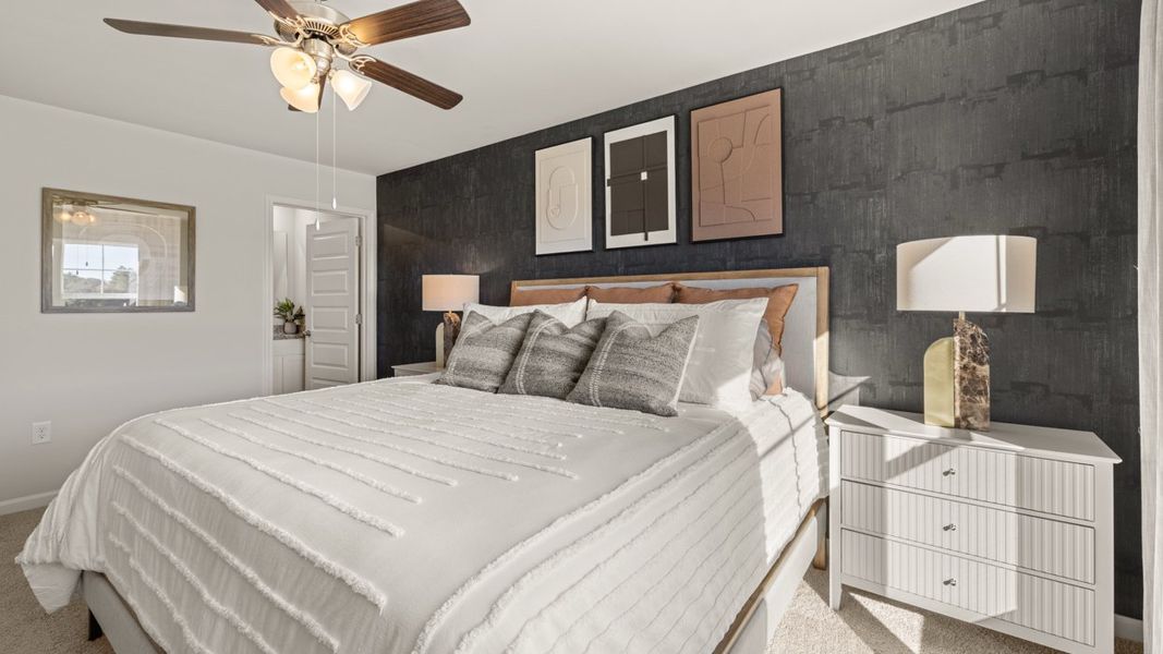 Furnished interior in a model home at Weatherstone in Grovetown (Image 25).