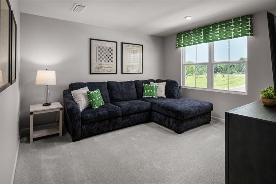 Furnished interior in a model home at Riverside at Calhoun in Calhoun (Image 7).
