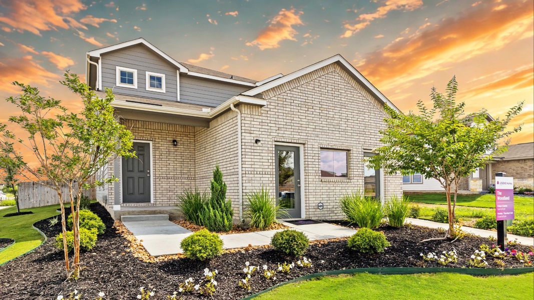 Applewhite Meadows Model Home Exterior