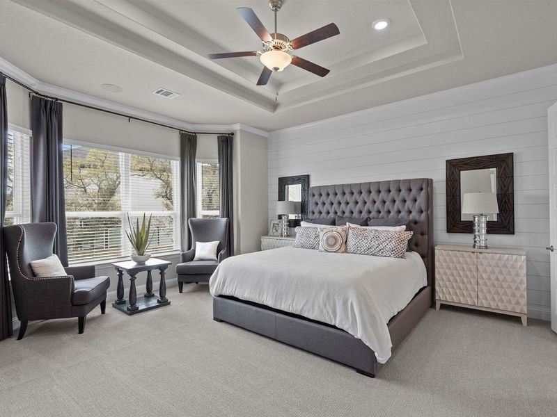 Furnished interior in a model home at Ladera in Castroville (Image 13). Furnished interior in a model home at Ladera in Castroville (Image 13).