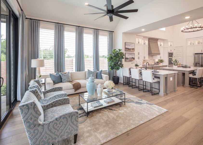 Furnished interior in a model home at Fulbrook on Fulshear Creek in Fulshear (Image 22). Furnished interior in a model home at Fulbrook on Fulshear Creek in Fulshear (Image 22).