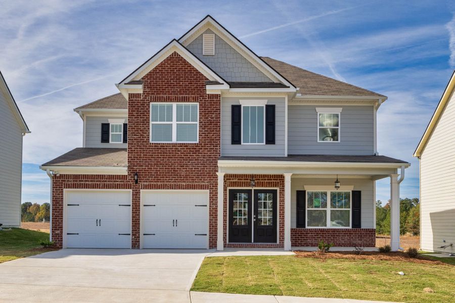 Front exterior of a home in the Garden Walk community, located in Jackson, GA (Image 2). Front exterior of a home in the Garden Walk community, located in Jackson, GA (Image 2).