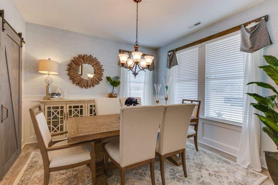 Furnished interior in a model home at Waterleigh in Moyock (Image 4).