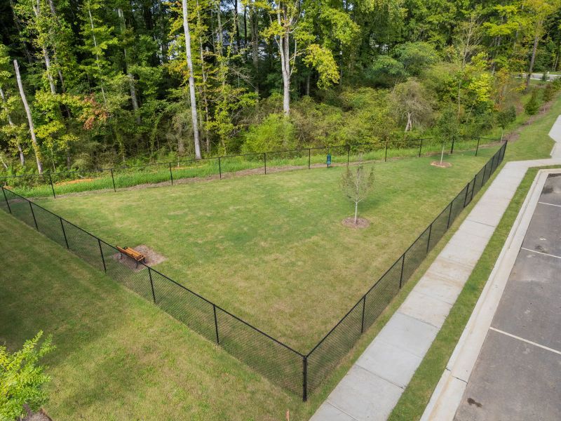 Community Dog Park at Westmont Preserve.