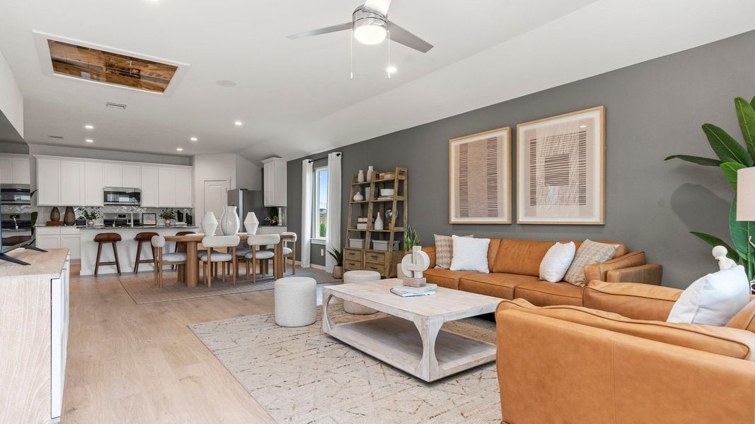 Furnished interior in a model home at Sorrento in Richmond (Image 25).