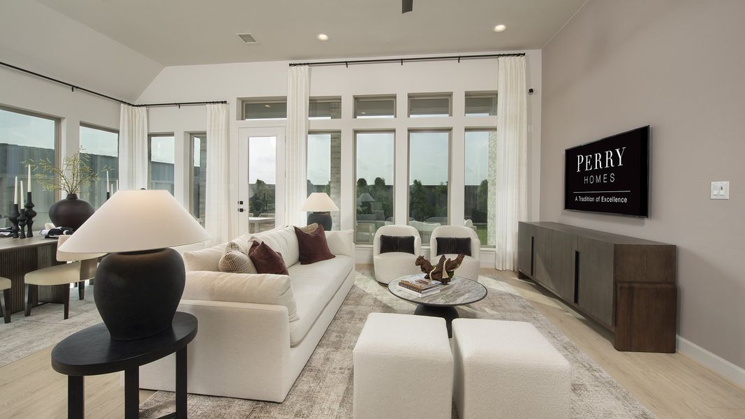 Furnished interior in a model home at Revera 50' in Richmond (Image 7).