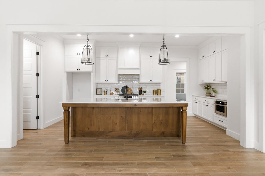 Furnished interior in a model home at Oakmont in Bryan (Image 19).