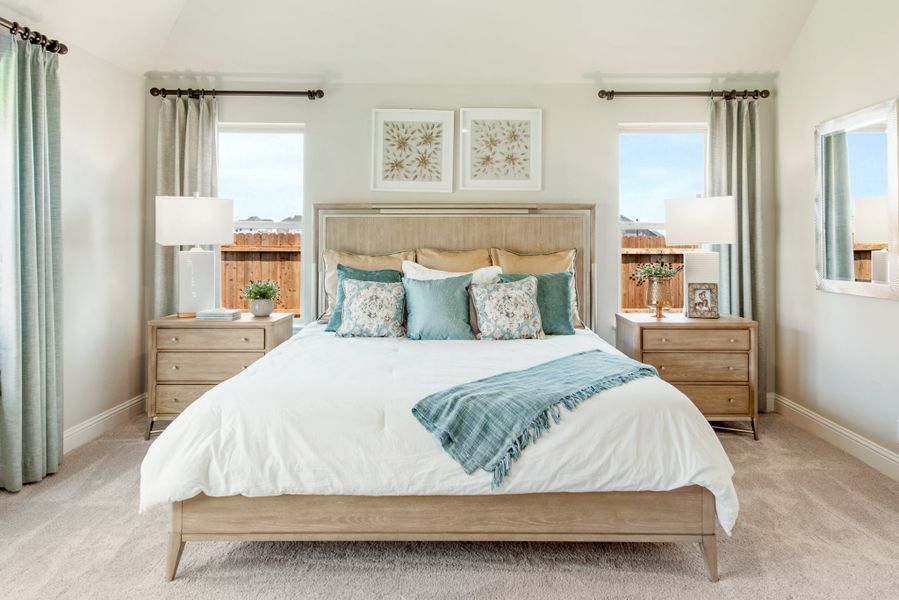Primary Bedroom. Bloomfield Homes - New Homes in Dallas Fort Worth, Texas